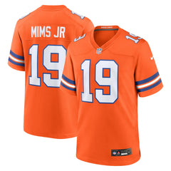 Marvin Mims Jr Denver Broncos Mile High Collection 1977 Throwback Player Game Jersey - Orange discount