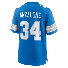 Alex Anzalone Detroit Lions Game Jersey - Blue cheap