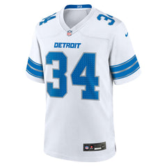 Alex Anzalone Detroit Lions White Game Jersey - White cheap