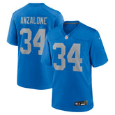 Alex Anzalone Detroit Lions Alternate Game Jersey - Blue discount