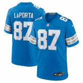 Sam LaPorta Detroit Lions Game Jersey - Blue for sale