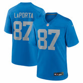 Sam LaPorta Detroit Lions Alternate Game Jersey - Blue discount
