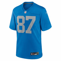 Sam LaPorta Detroit Lions Alternate Game Jersey - Blue discount