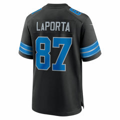 Sam LaPorta Detroit Lions 2nd Alternate Game Jersey - Black cheap