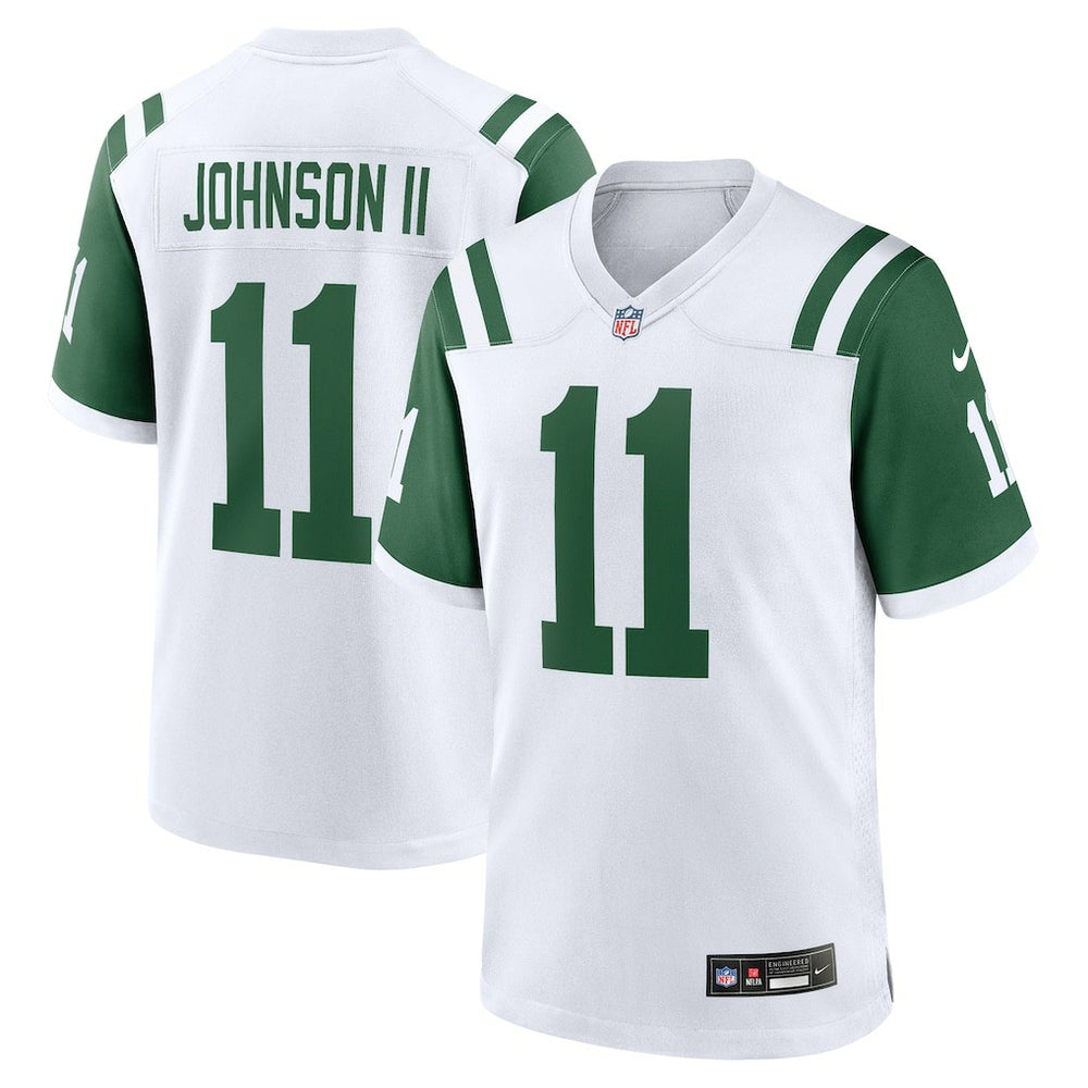 Jermaine Johnson II New York Jets Classic Alternate Game Jersey - White cheap
