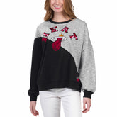 Miami Heat G-III 4Her by Carl Banks Women's Benches Split Pullover Sweatshirt - Black outlet