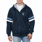 Memphis Grizzlies G-III Sports by Carl Banks Contender Full-Zip Hoodie Jacket - Navy shop