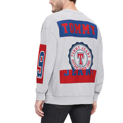 Philadelphia 76ers Tommy Jeans Hayes Crew Neck Pullover Sweatshirt - Heather Gray sale