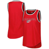 Carolina Hurricanes G-III 4Her by Carl Banks Women's Strategy Tank Top - Red Tank Top