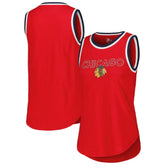 Chicago Blackhawks G-III 4Her by Carl Banks Women's Strategy Tank Top - Red Tank Top