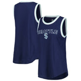 Seattle Kraken G-III 4Her by Carl Banks Women's Strategy Tank Top - Deep Sea Blue Tank Top