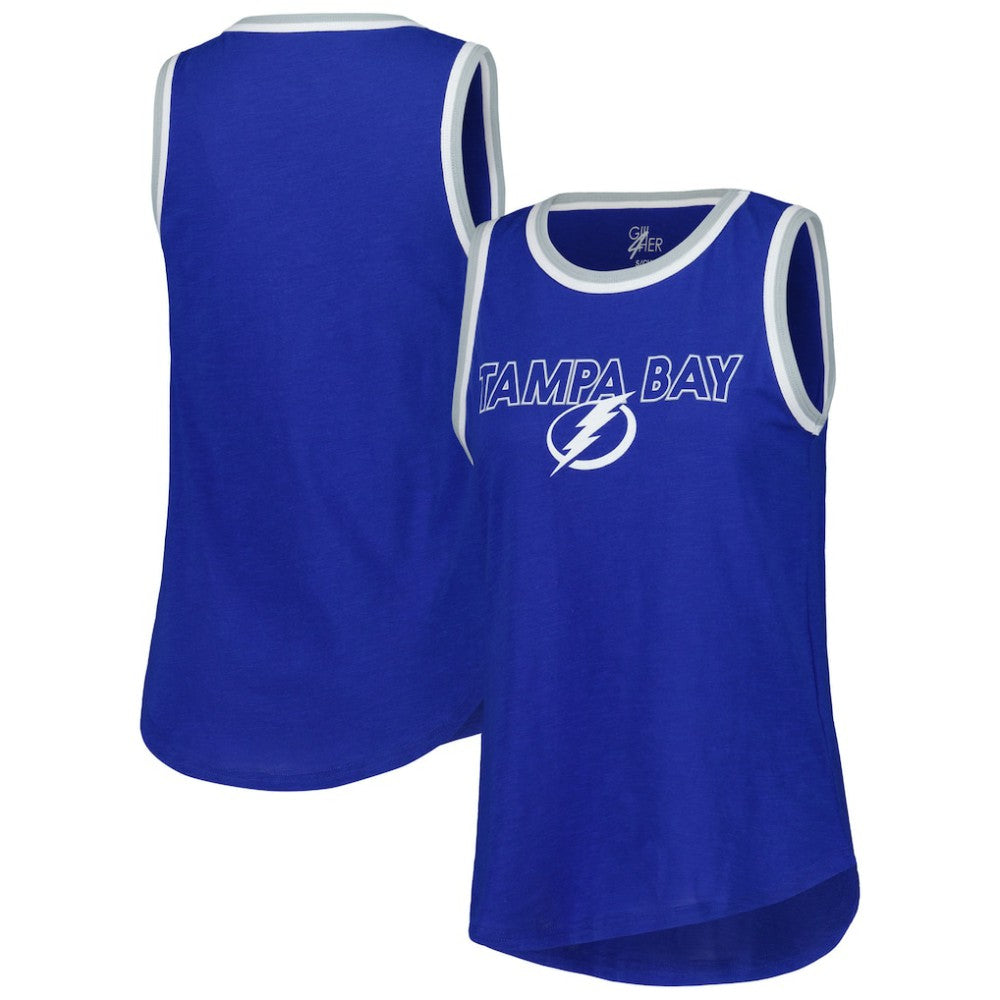 Tampa Bay Lightning G-III 4Her by Carl Banks Women's Strategy Tank Top - Blue Tank Top