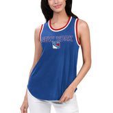 New York Rangers G-III 4Her by Carl Banks Women's Strategy Tank Top - Blue Tank Top