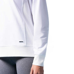 New Jersey Devils MSX by Michael Strahan Women's Millie Raglan Pullover Sweatshirt - White Sweatshirts