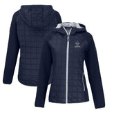 New Orleans Saints Cutter & Buck Women's Americana Rainier Primaloft Eco Full-Zip Hybrid Jacket - Navy for sale