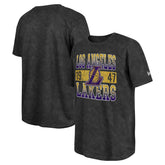 Los Angeles Lakers Enzyme Washed Oversized T-Shirt - Black shop