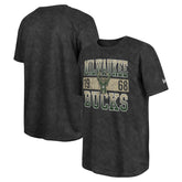 Milwaukee Bucks Enzyme Washed Oversized T-Shirt - Black outlet