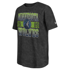 Minnesota Timberwolves Enzyme Washed Oversized T-Shirt - Black for sale