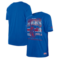 Philadelphia 76ers Enzyme Wash Oversized T-Shirt - Royal on sale