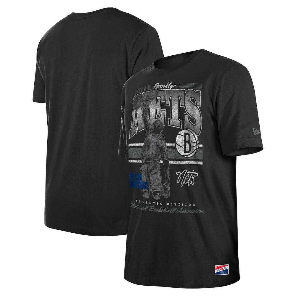 Brooklyn Nets Enzyme Wash Oversized T-Shirt - Black online