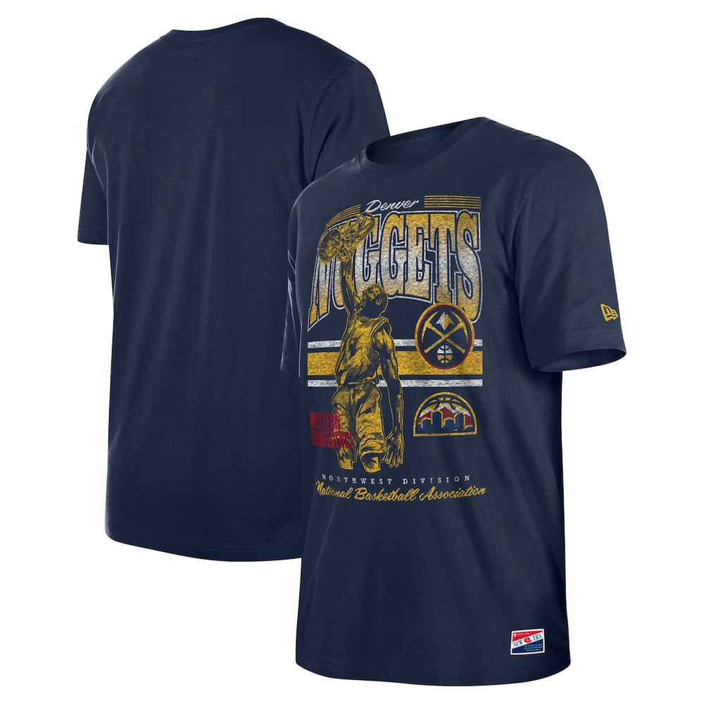 Denver Nuggets Enzyme Wash Oversized T-Shirt sale - Navy discount