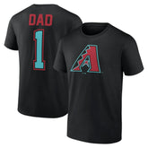 Arizona Diamondbacks Father's Day #1 Dad T-Shirt Black
