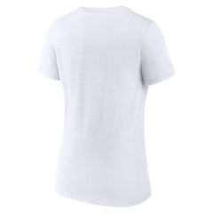 Minnesota Twins Women's Love Wins V-Neck T-Shirt White