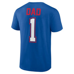Texas Rangers Father's Day #1 Dad T-Shirt Royal