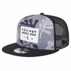 Chicago White Sox Bikini Bottom Trucker 9FIFTY Snapback Hat Black