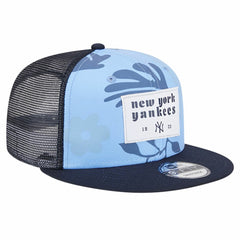 New York Yankees Bikini Bottom Trucker 9FIFTY Snapback Hat Navy