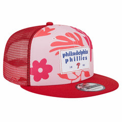 Philadelphia Phillies Bikini Bottom Trucker 9FIFTY Snapback Hat Red