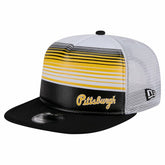 Pittsburgh Pirates Team Horizon 9FIFTY A-Frame Trucker Snapback Hat Black