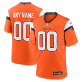 Denver Broncos Mile High Collection Custom Game Jersey - Orange outlet