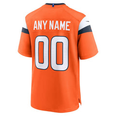 Denver Broncos Mile High Collection Custom Game Jersey - Orange outlet