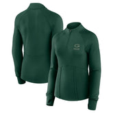 Green Bay Packers Women's Elements Raglan Quarter-Zip Jacket - Green online