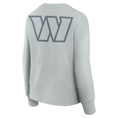 Washington Commanders Women's Elements Pullover Sweatshirt - Gray sale