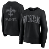New Orleans Saints Women's Elements Pullover Sweatshirt - Black online
