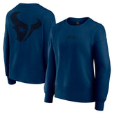 Houston Texans Women's Elements Pullover Sweatshirt - Navy on sale