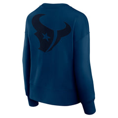 Houston Texans Women's Elements Pullover Sweatshirt - Navy on sale