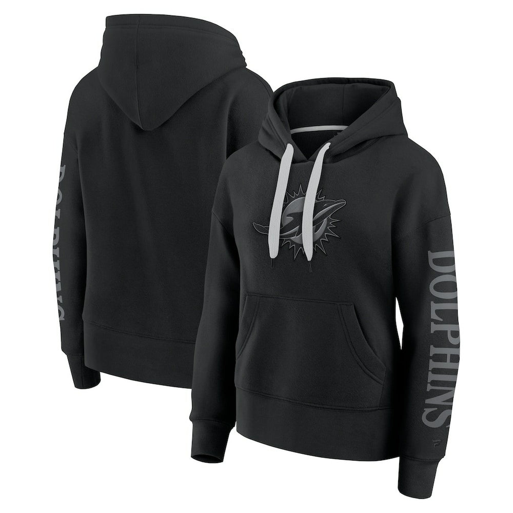 Miami Dolphins Women's Elements Next Pullover Hoodie - Black on sale