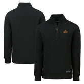 Houston Astros Cutter & Buck Cooperstown Collection Roam Eco Recycled Quarter-Zip Pullover Black