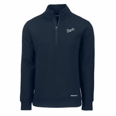 Kansas City Royals Cutter & Buck Cooperstown Collection Roam Eco Recycled Quarter-Zip Pullover Navy