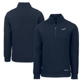 San Diego Padres Cutter & Buck Cooperstown Collection Roam Eco Recycled Quarter-Zip Pullover Navy