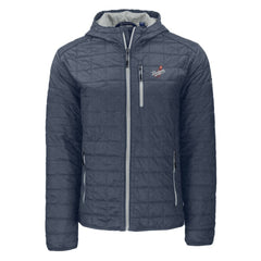 Los Angeles Dodgers Cutter & Buck Cooperstown Collection Rainier Primaloft Eco Full-Zip Hooded Jacket Anthracite