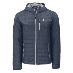 Chicago Cubs Cutter & Buck Cooperstown Collection Rainier Primaloft Eco Full-Zip Hooded Jacket Anthracite