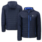 Chicago Cubs Cutter & Buck Cooperstown Collection Rainier Primaloft Eco Full-Zip Hooded Jacket Navy