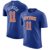 Jalen Brunson New York Knicks Icon Edition Name & Number T-Shirt - Blue cheap