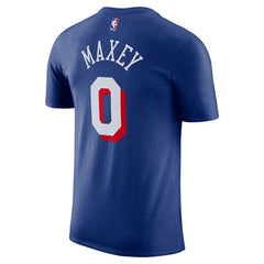 Tyrese Maxey Philadelphia 76ers Icon Edition Name & Number T-Shirt - Royal outlet