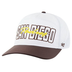 San Diego Padres Lineman Hitch Adjustable Hat White