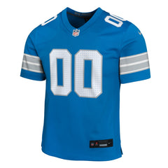Detroit Lions Youth Custom Game Jersey - Blue discount